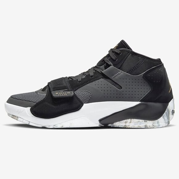 Nike Air Jordan Zion 2 TB Black Metallic Gold DQ7688-001 Men\'s‎ Size 8 Unisex